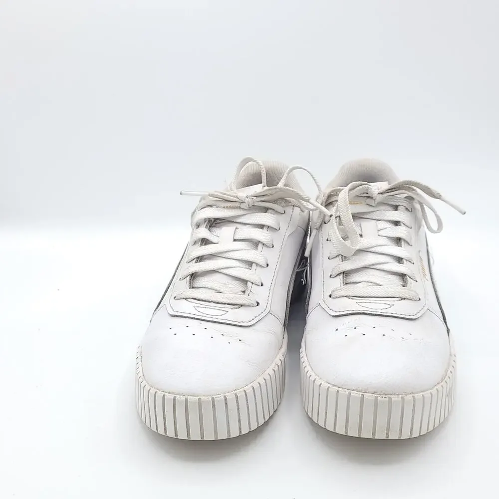 Puma carina 391732-01 white gold womens size 7.5 - Picture 7 of 10